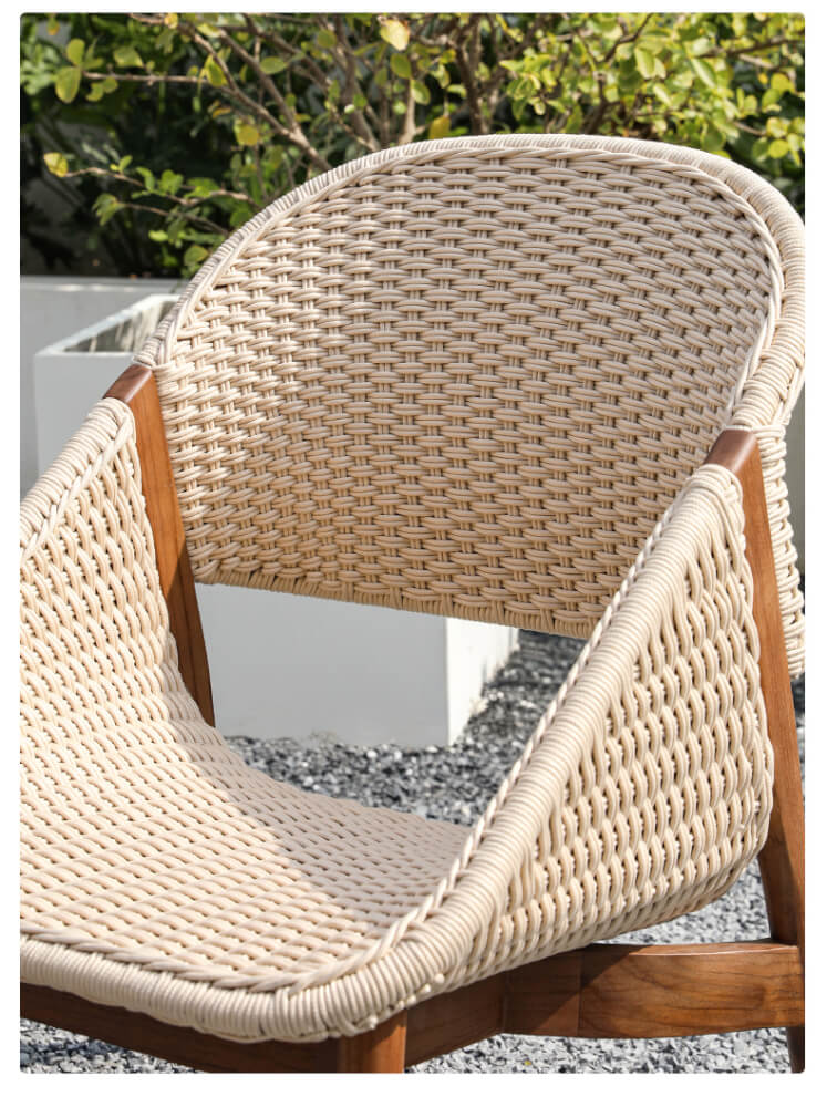 ชุดสนาม 1 ที่นั่ง BUNISE รุ่น P79 พร้อมโต๊ะ 50&times;55 ซม. สีน้ำตาล