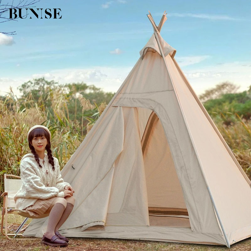 เต็นท์ BUNISE รุ่น P2410 OXFORD 210D ขนาด 220&times;220&times;220CM สีกากี