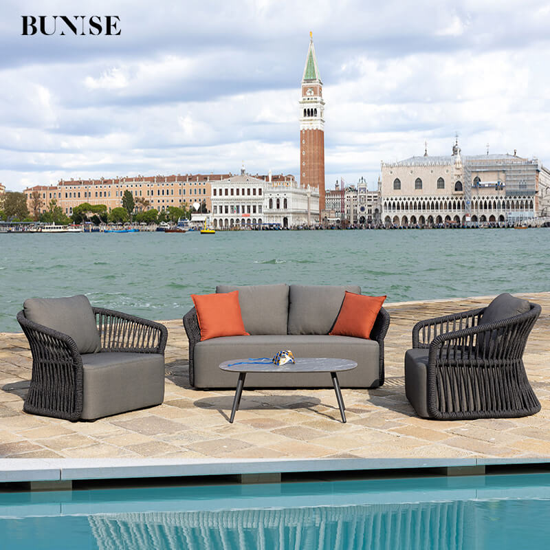 โซฟา 1 ที่นั่ง BUNISE รุ่น LAGUNA ขนาด 85&times;90&times;75 ซม. สีดำ