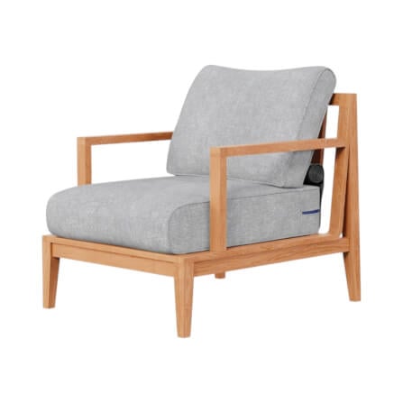 โซฟาสนาม 1 ที่นั่ง BUNISE รุ่น  OT08 ขนาด 71×87×74 ซม. สีเทาหมอก_0