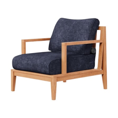 โซฟาสนาม 1 ที่นั่ง BUNISE รุ่น OT08 ขนาด 71×87×74 ซม. สีน้ำเงินทะเล_0