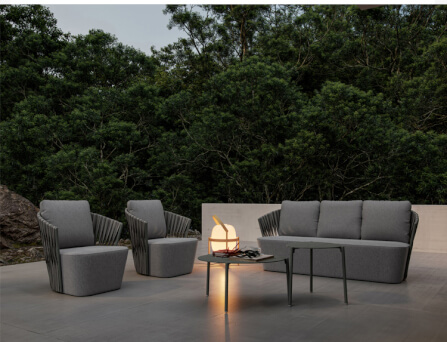 โต๊ะสนาม BUNISE รุ่น CASCADE M ขนาด 57×75×37 ซม. สีเทา_4