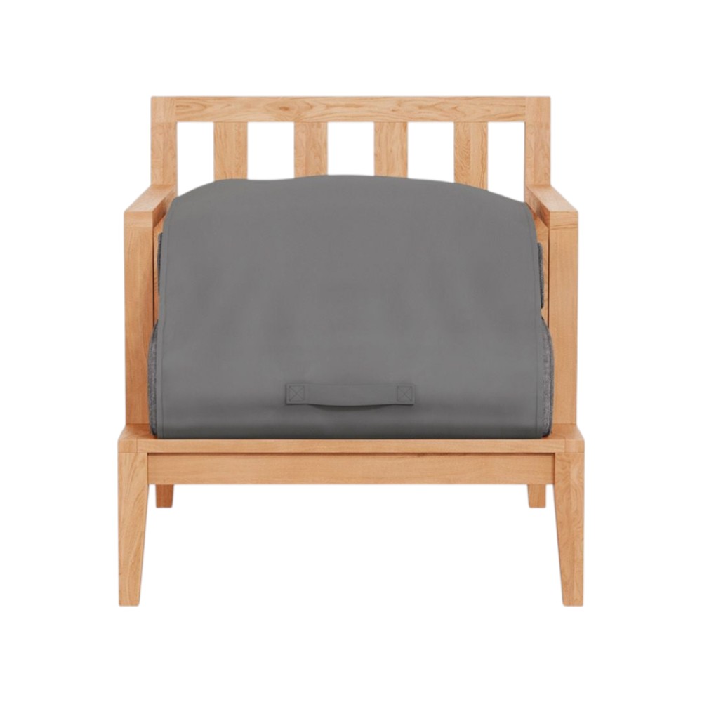 โซฟาสนาม 1 ที่นั่ง BUNISE รุ่น OT08 ขนาด 71×87×74 ซม. สีครีม_2