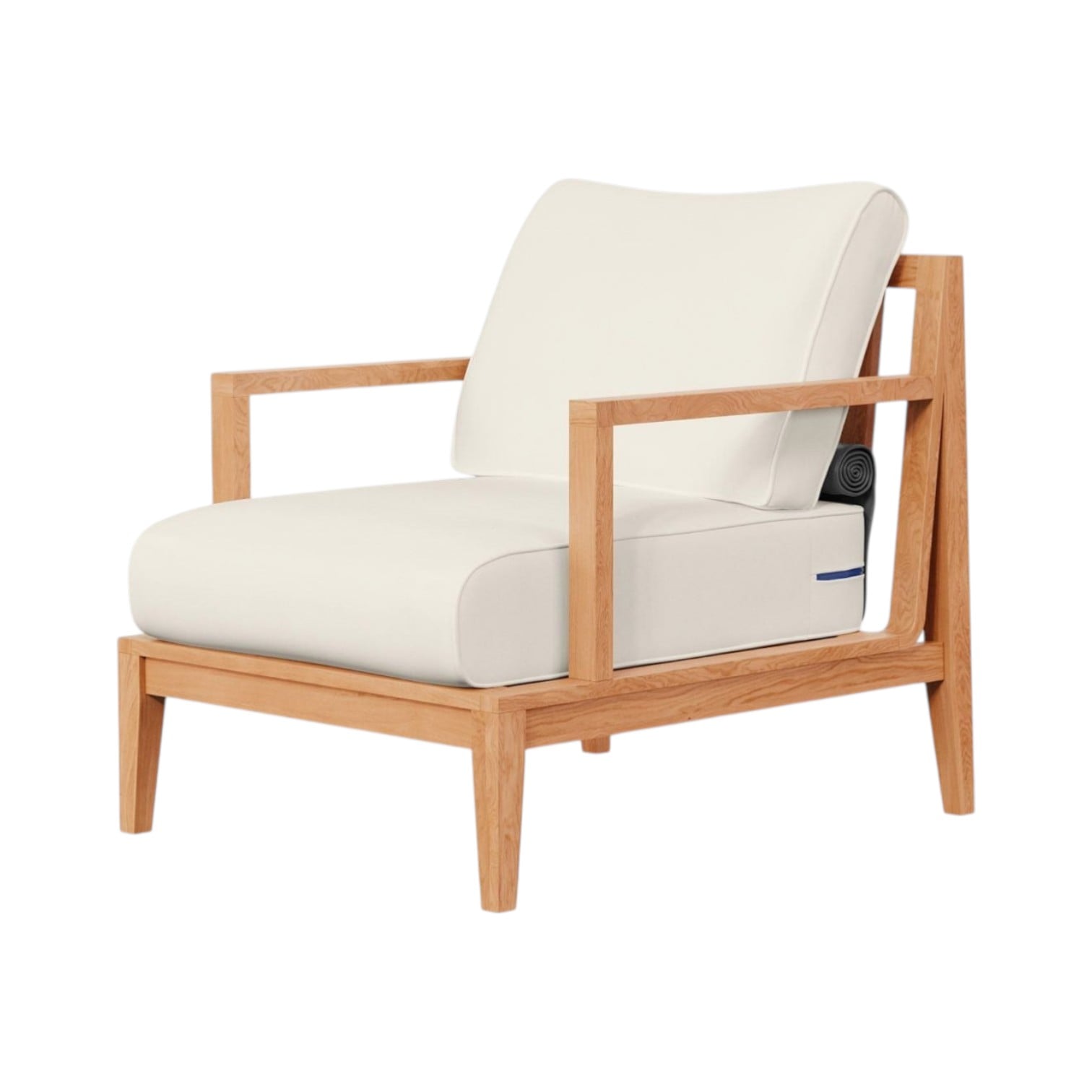 โซฟาสนาม 1 ที่นั่ง BUNISE รุ่น OT08 ขนาด 71×87×74 ซม. สีครีม_0