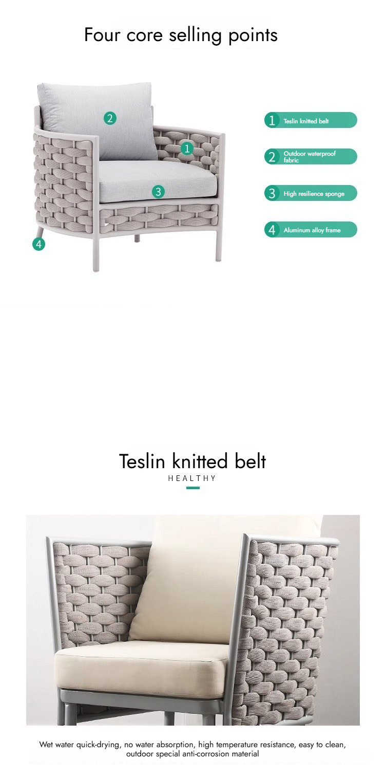 โซฟาสนาม 1 ที่นั่ง BUNISE รุ่น P56 ขนาด 86×83×83 ซม. สีเทา_3