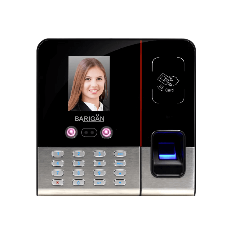 เครื่องลงเวลา BARIGAB สแกนนิ้วมือ-ใบหน้า-บัตร-ควบคุมประตู รุ่น BG-FF630L
