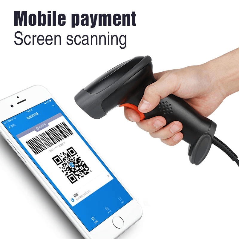 เครื่องสแกนบาร์โค้ด&ndash;QR CODE BARIG&Auml;N BG-204BT ไร้สาย 3 ระบบ