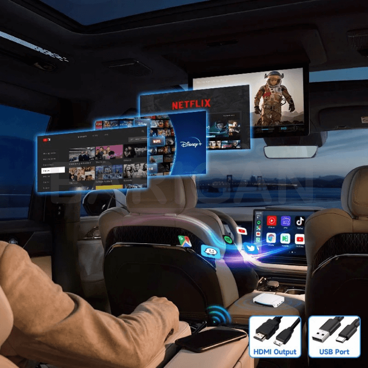 กล่องแอนดรอยด์ ในรถยนต์ BARIGAN รุ่น BG-990PRO CARPLAY AI BOX