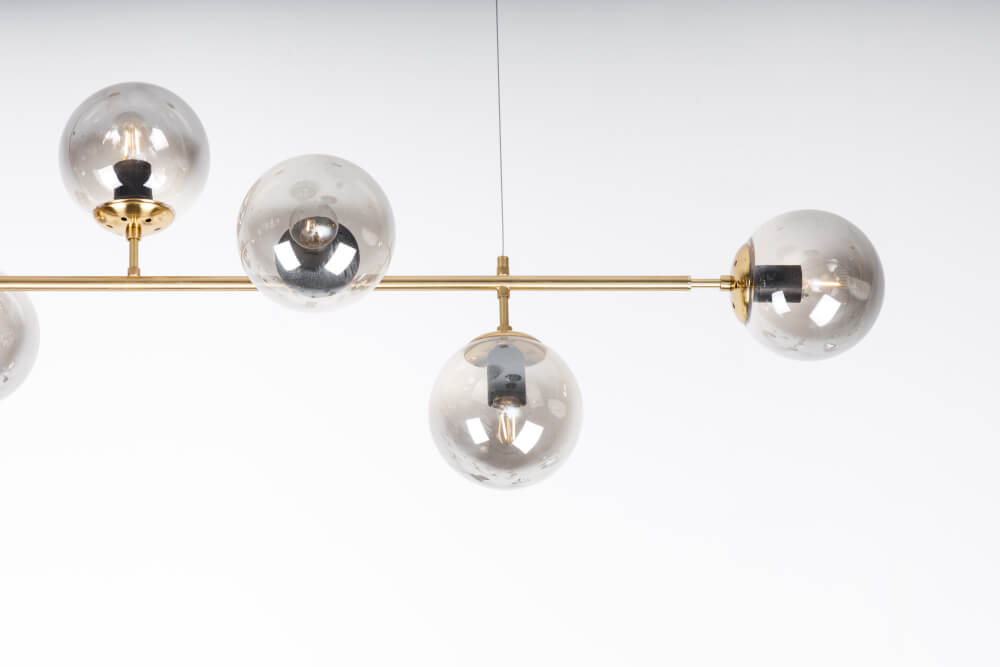 ไฟช่อ CANDLELIGHT PN-14001 สีชุบและอบเงา 6หัว