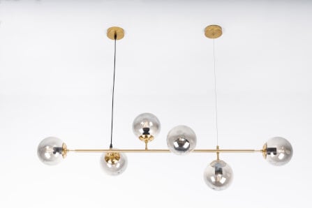 ไฟช่อ CANDLELIGHT PN-14001 สีชุบและอบเงา 6หัว_1