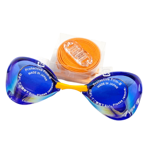 แว่นตาว่ายน้ำ VIEW รุ่น V121SAMCBLOR แว่นแข่งขัน ได้รับ FINA APPROVED ป้องกันรังสี UV