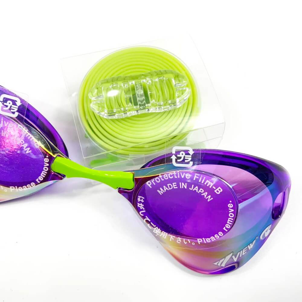 แว่นตาว่ายน้ำ VIEW รุ่น V121SAMVOSHD แว่นแข่งขัน ได้รับ FINA APPROVED ป้องกันรังสี UV