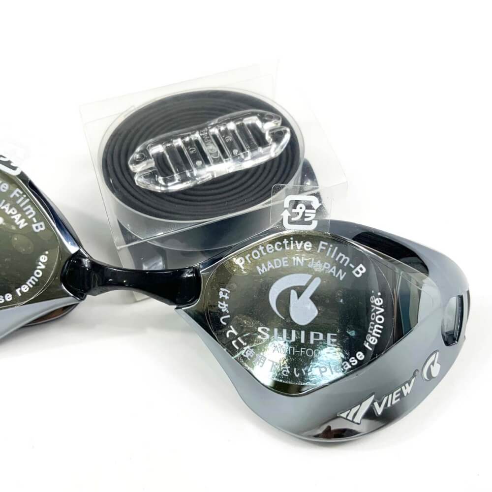 แว่นตาว่ายน้ำ VIEW รุ่น V122SAM SKDSL เลนส์เทคโนโลยี BLADE F ใช้แข่งขัน FINA APPROVED