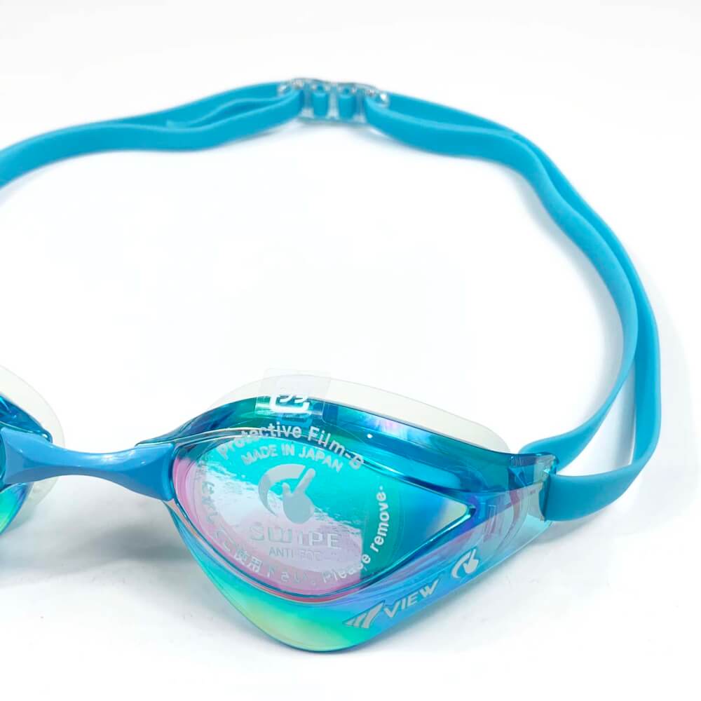 แว่นตาว่ายน้ำ VIEW รุ่น V230ASAMC AMP เลนส์ป้องกันรังสี UV สำหรับแข่งขัน