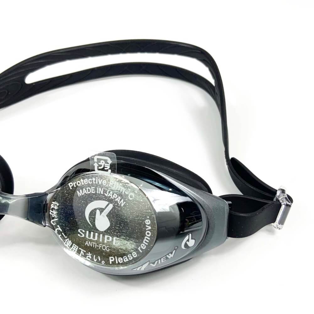 แว่นตาว่ายน้ำ VIEW รุ่น V630ASAMBKDSL เลนส์ฉาบปรอทป้องกันรังสี UV ตัดแสงสะท้อน