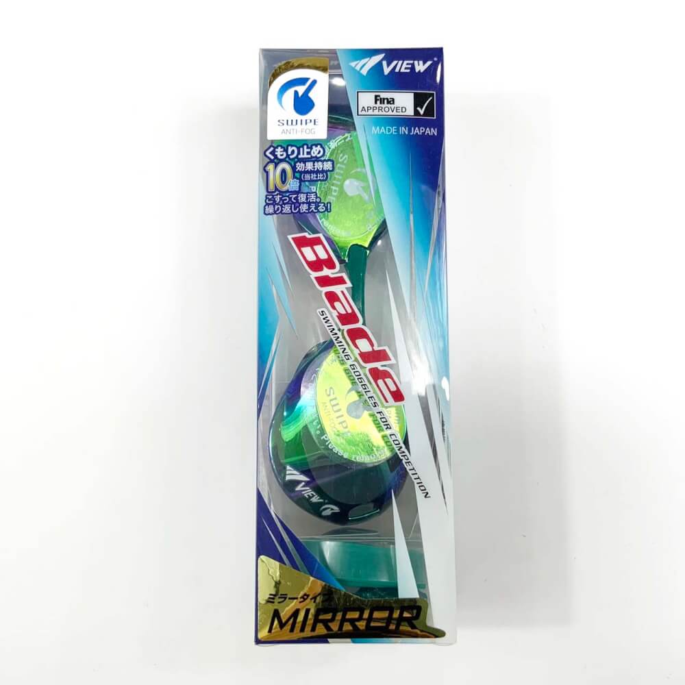 แว่นตาว่ายน้ำ VIEW รุ่น V121SAMSKEM แว่นแข่งขัน ได้รับ FINA APPROVED ป้องกันรังสี UV