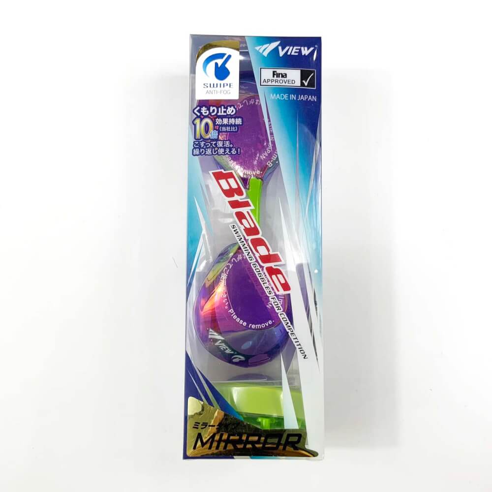 แว่นตาว่ายน้ำ VIEW รุ่น V121SAMVOSHD แว่นแข่งขัน ได้รับ FINA APPROVED ป้องกันรังสี UV