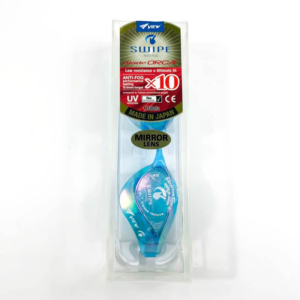 แว่นตาว่ายน้ำ VIEW รุ่น V230ASAMC AMP เลนส์ป้องกันรังสี UV สำหรับแข่งขัน