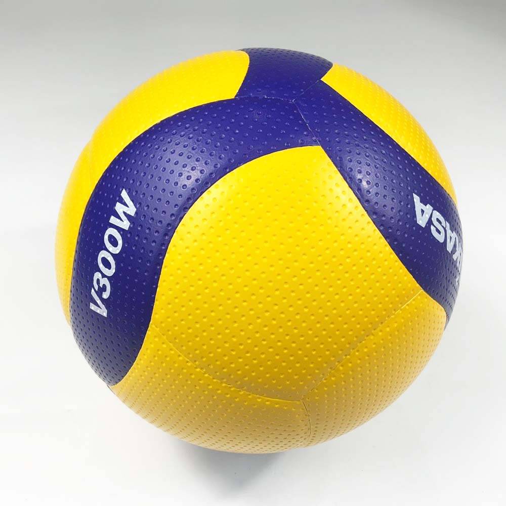 วอลเลย์บอล MIKASA V300W หนังอัดพียู (PU) นุ่มพิเศษ มีมอก. เบอร์ 5