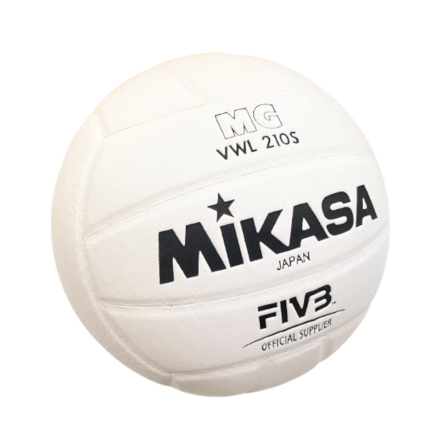 วอลเลย์บอล MIKASA VWL210S หนังอัด  HIGH GRADE SYNTHETIC LEATHER สีขาว มอก. เบอร์ 5_2