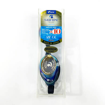 แว่นตาว่ายน้ำ VIEW รุ่น V630ASAM BKOR เลนส์ฉาบปรอทป้องกันรังสี UV ตัดแสงสะท้อน_3