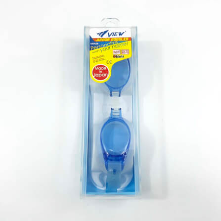 แว่นตาว่ายน้ำเด็ก VIEW รุ่น V770JA BL เหมาะสำหรับเด็กอายุ 4-9 ปี เลนส์ช่วยป้องกันรังสี UV_3