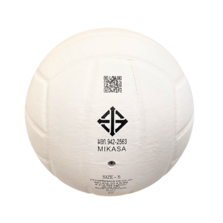 วอลเลย์บอล MIKASA VWL210S หนังอัด  HIGH GRADE SYNTHETIC LEATHER สีขาว มอก. เบอร์ 5_4