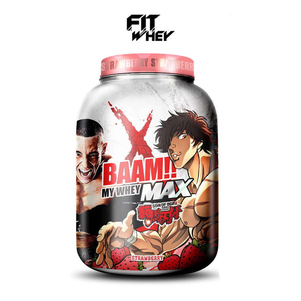 เวย์โปรตีน BAAM MY WHEY PROTEIN MAX - 5 LB STRAWBERRY [BAKI]_0
