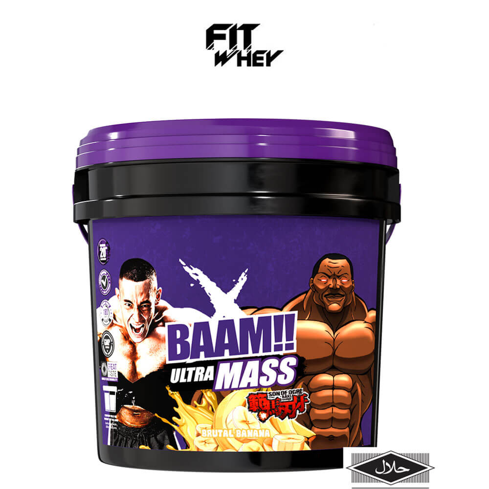 โปรตีนเพิ่มน้ำหนัก BAAM ULTRA MASS - 20 LB BANANA [BAKI]