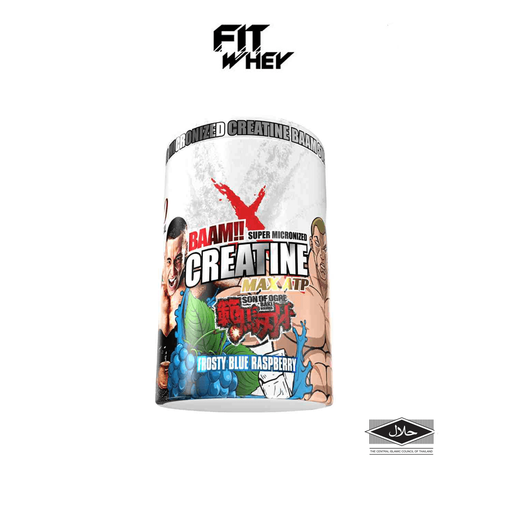 ครีเอทีน BAAM CREATINE 5000 - BLUE RASPBERRY 600 G [BAKI]