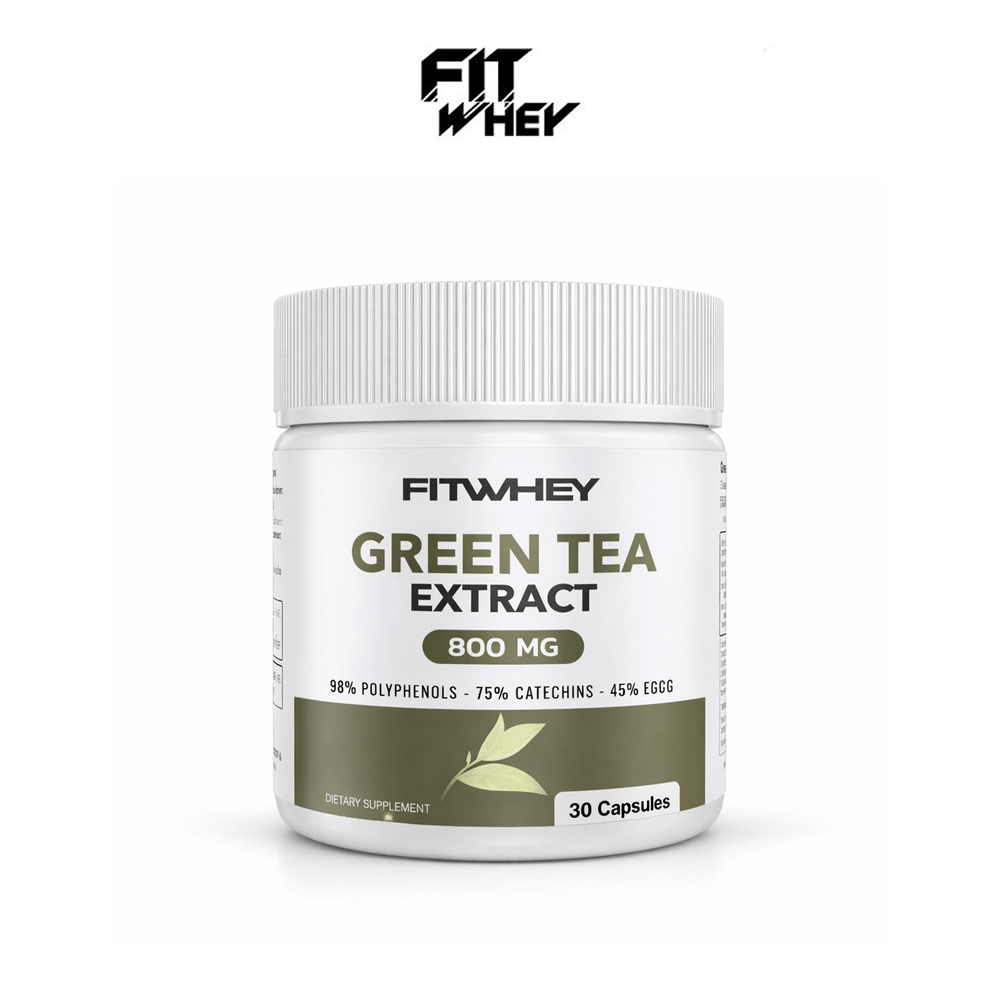 ผลิตภัณฑ์เสริมอาหาร FITWHEY SUPPLEMENTS GREEN TEA EXTRACT 800 MG - 30 แคปซูล
