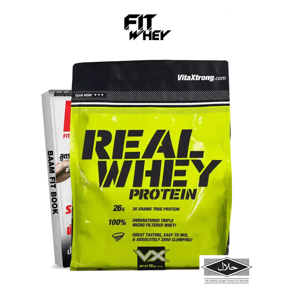 เวย์โปรตีน VITAXTRONG REAL WHEY PROTEIN - 10 LB RICH CHOCOLATE