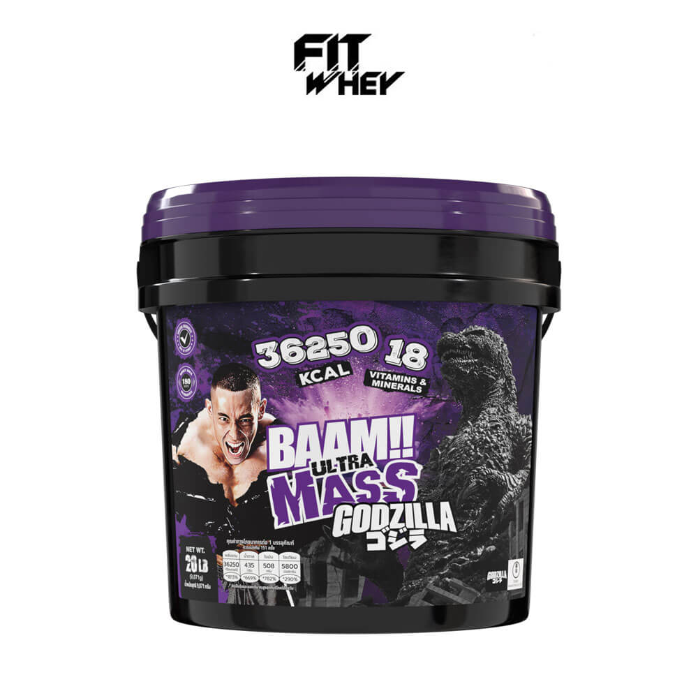 โปรตีนเพิ่มน้ำหนัก BAAM ULTRA MASS - 20 LB COOKIES & CREAM [GZ]