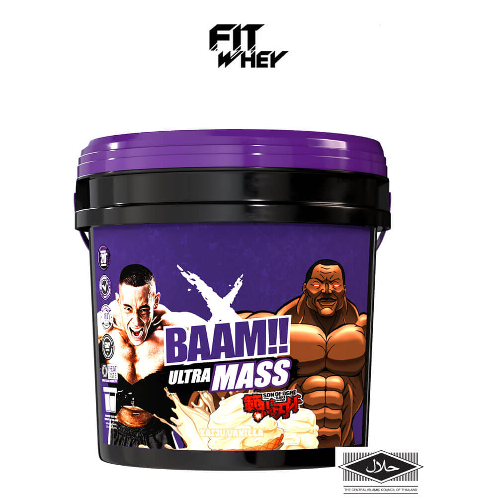 โปรตีนเพิ่มน้ำหนัก BAAM ULTRA MASS - 20 LB VANILLA [BAKI]