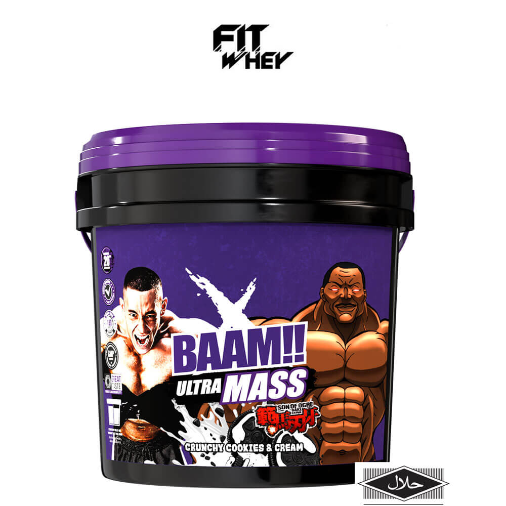 โปรตีนเพิ่มน้ำหนัก BAAM ULTRA MASS - 20 LB COOKIES & CREAM [BAKI]
