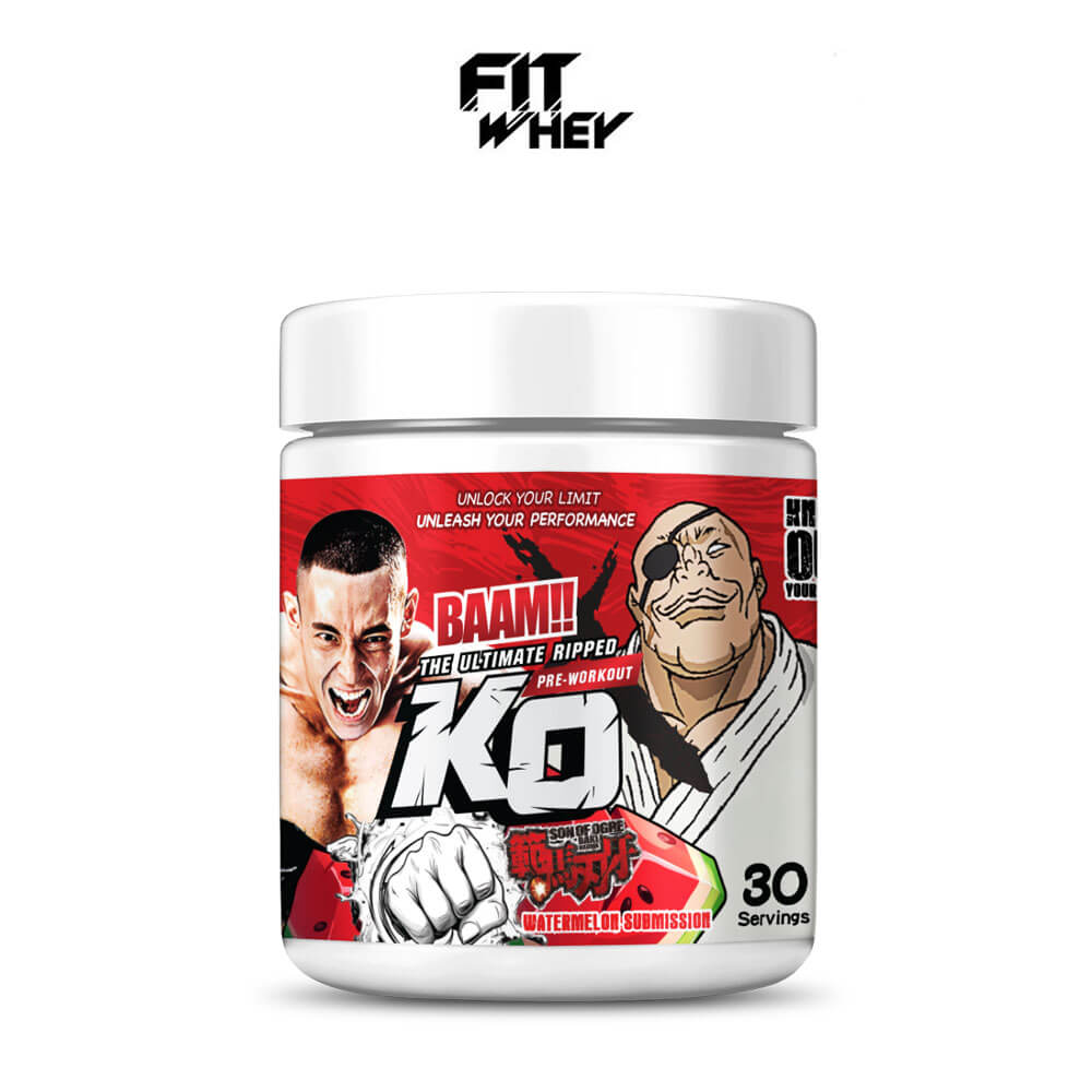 อาหารเสริมก่อนออกกำลังกาย BAAM K.O. PRE-WORKOUT - WATERMELON SUBMISSION