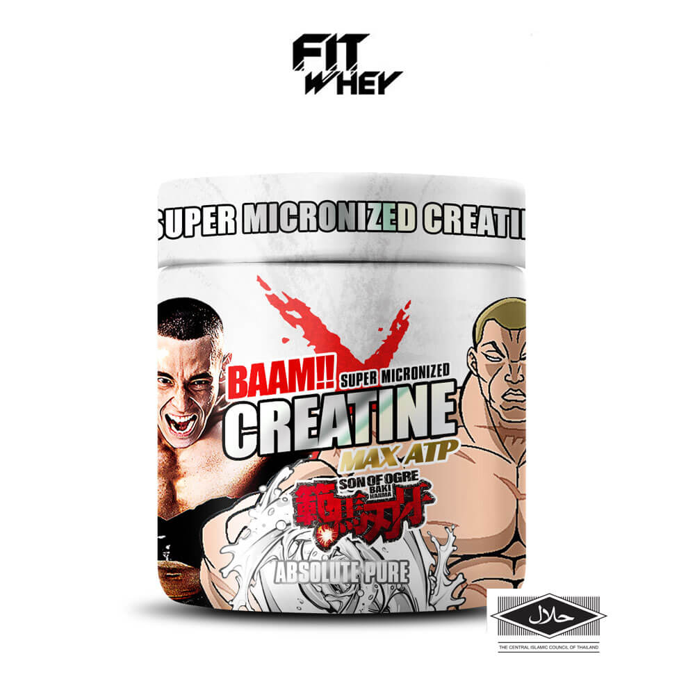 ครีเอทีน BAAM CREATINE 5000 - UNFLAVORED 300 G [BAKI]