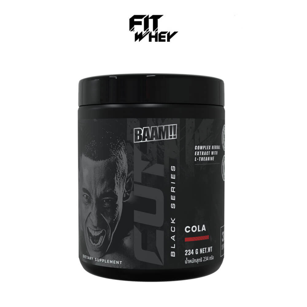 ผลิตภัณฑ์อาหารเสริม BAAM CUT BLACK SERIES (POWDER) - 30 SERVINGS COLA