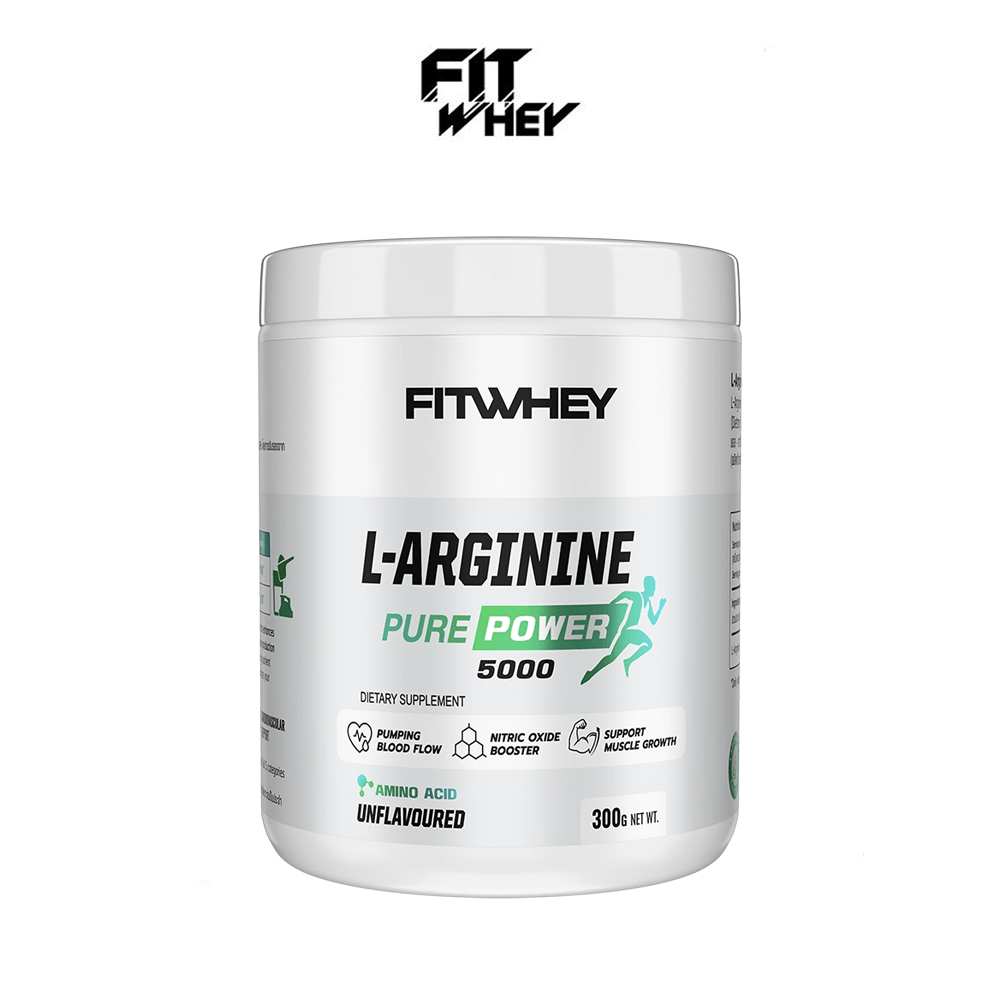 ผลิตภัณฑ์เสริมอาหาร FITWHEY SUPPLEMENTS L-ARGININE PURE POWER 5000 300 G (300 SERVINGS)