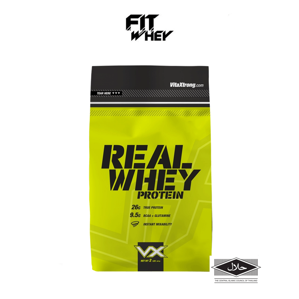 เวย์โปรตีน VITAXTRONG REAL WHEY PROTEIN - 2 LB STRAWBERRY