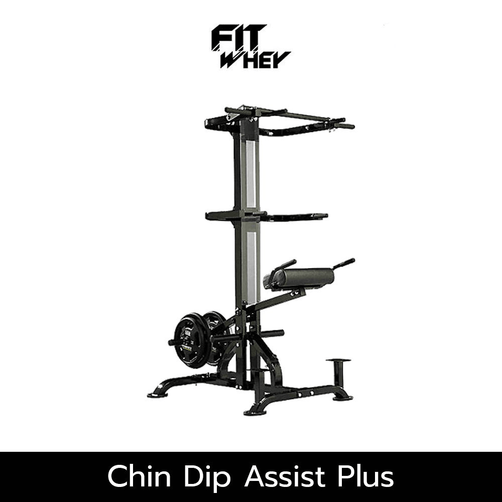 อุปกรณ์ออกกำลังกาย FITWHEY POWERTEC อุปกรณ์ CHIN DIP ASSIST PLUS L-CDA +13