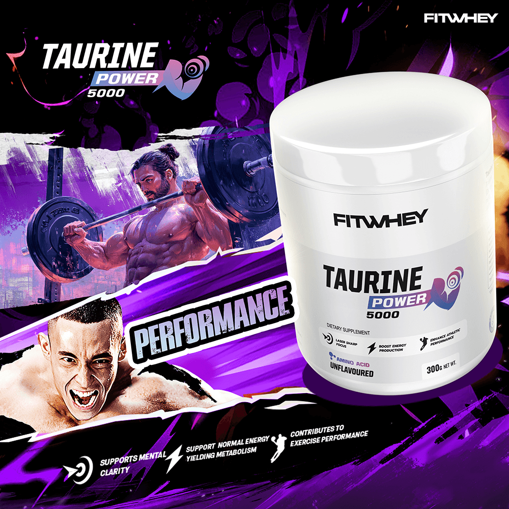ผลิตภัณฑ์เสริมอาหาร FITWHEY SUPPLEMENTS TAURINE 5000 300 G