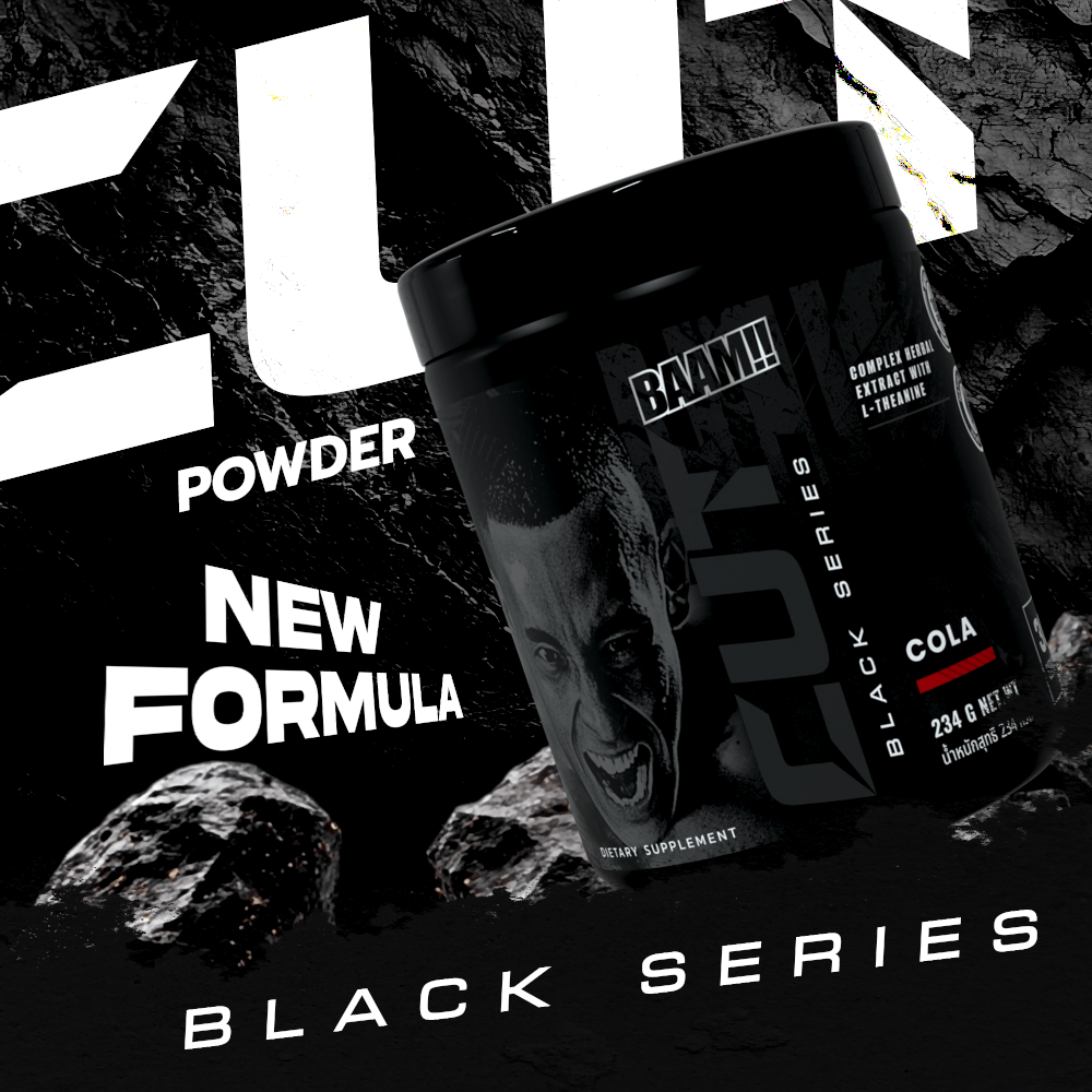 ผลิตภัณฑ์อาหารเสริม BAAM CUT BLACK SERIES (POWDER) - 30 SERVINGS COLA