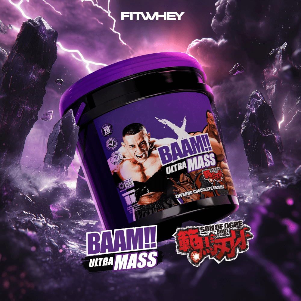 โปรตีนเพิ่มน้ำหนัก BAAM ULTRA MASS - 20 LB COOKIES & CREAM [BAKI]
