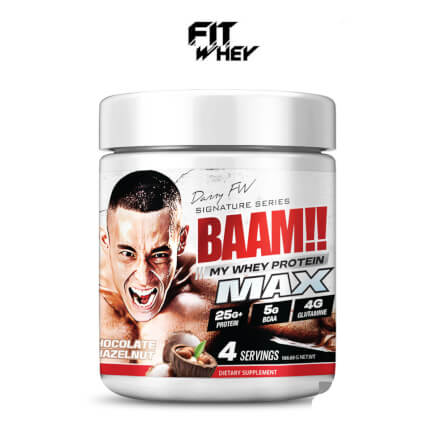 เวย์โปรตีน BAAM MY WHEY PROTEIN MAX - 4 SERVINGS CHOCOLATE HAZELNUT_0