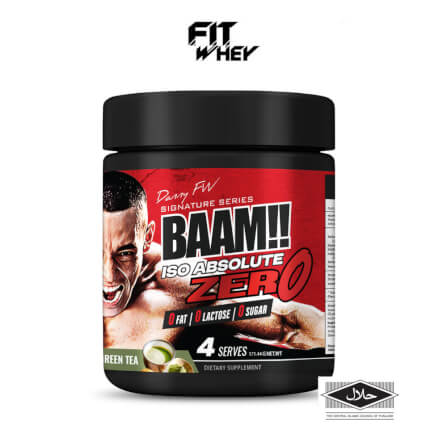 เวย์โปรตีนไอโซเลท BAAM ISO ABSOLUTE ZERO - 4 SERVINGS MATCHA GREEN TEA_0