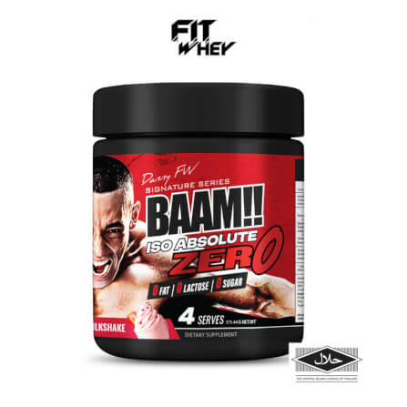 เวย์โปรตีนไอโซเลท BAAM ISO ABSOLUTE ZERO - 4 SERVINGS STRAWBERRY MILKSHAKE_0
