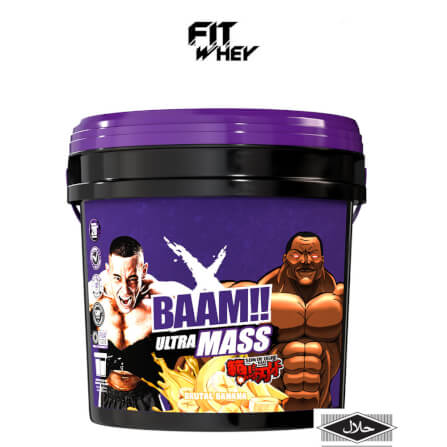 โปรตีนเพิ่มน้ำหนัก BAAM ULTRA MASS - 20 LB BANANA [BAKI]_0