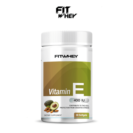 วิตามินอี FITWHEY VITAMIN E 400 IU - 60 เม็ดซอฟต์เจล_0