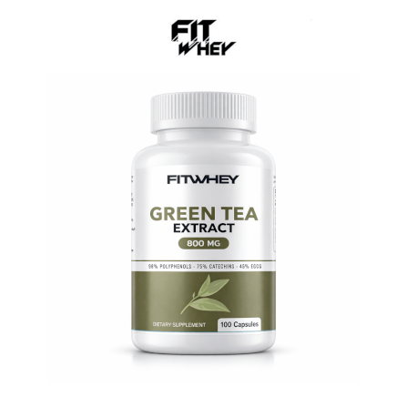ผลิตภัณฑ์เสริมอาหาร FITWHEY SUPPLEMENTS GREEN TEA EXTRACT 800 MG - 100 แคปซูล_0